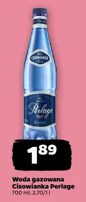 Woda gazowana Cisowianka Perlage promocja w Netto
