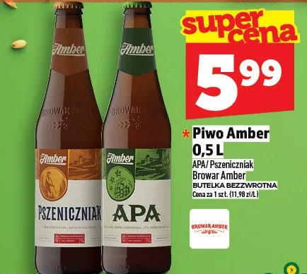 Piwo Amber Pszeczniak promocja w TOPAZ