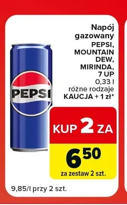 Napój gazowany Mirinda promocja w Carrefour Market