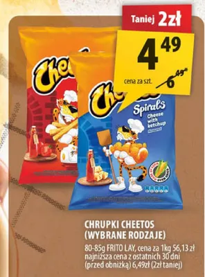 Chrupki Cheetos promocja w Arhelan