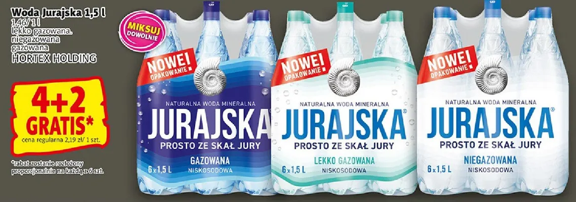 Woda Jurajska niegazowana promocja w Prim Market
