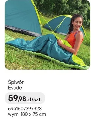 Śpiwór Evade promocja w Castorama