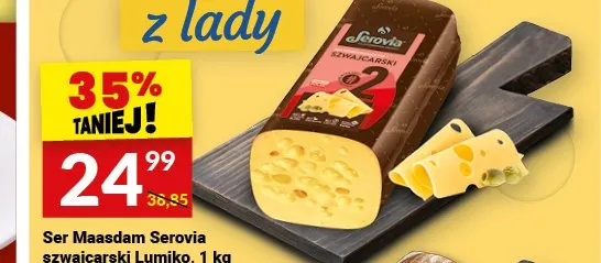 Ser Maasdam Serovia szwajcarski Lumiko promocja w Twój Market