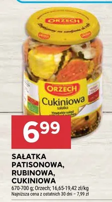 Sałatka patisonowa, rubinowa, cukiniowa promocja w Stokrotka