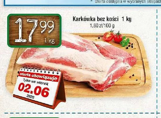 Karkówka bez kości promocja w LEWIATAN