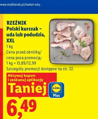 Polski kurczak uda XXL Rzeźnik promocja w Lidl
