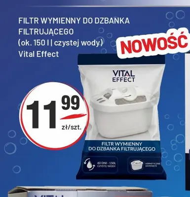 Filtr wymienny do dzbanka filtrującego Vital Effect promocja w Sedal