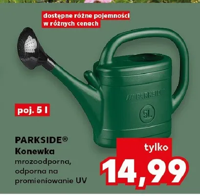 Konewka mrozoodporna, odporna na promieniowanie UV promocja w Kaufland