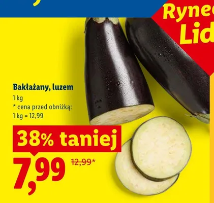 Bakłażany luzem promocja w Lidl