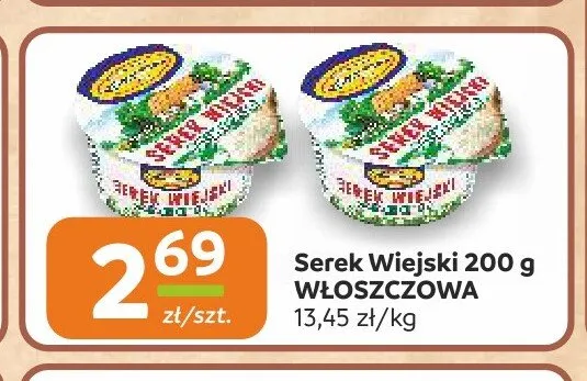 Serek wiejski Włoszczowa promocja w Społem Częstochowa