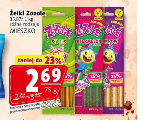 Żelki Zozole promocja w Prim Market