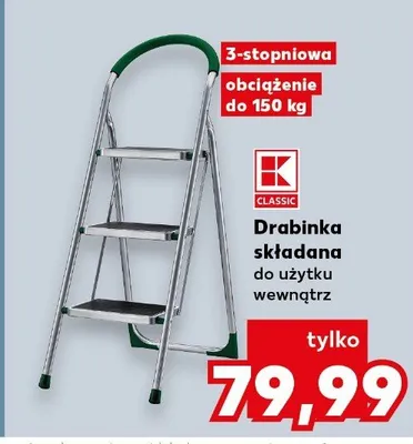 Drabinka składana 3-stopniowa promocja w Kaufland
