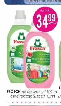Żel do prania Frosch promocja w Drogerie Jasmin