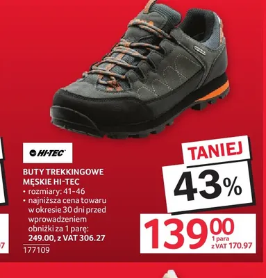 Buty trekkingowe męskie Hi-Tec promocja w Selgros