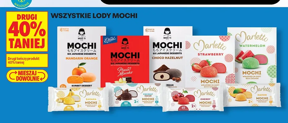 Lody Mochi promocja w Biedronka