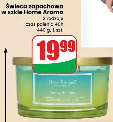 Świeca zapachowa w szkle promocja w Dino