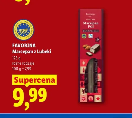Marcepan z Lubeki Favorina promocja w Lidl