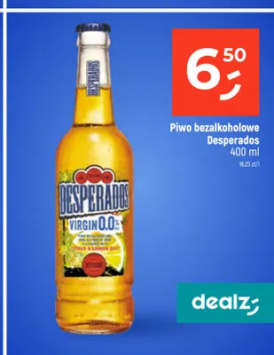 Piwo bezalkoholowe Desperados Virgin Citrus & Lemon Zest promocja w Dealz