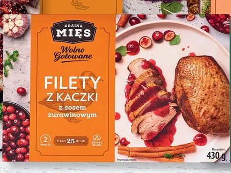 Filety z kaczki z sosem żurawinowym promocja w Biedronka