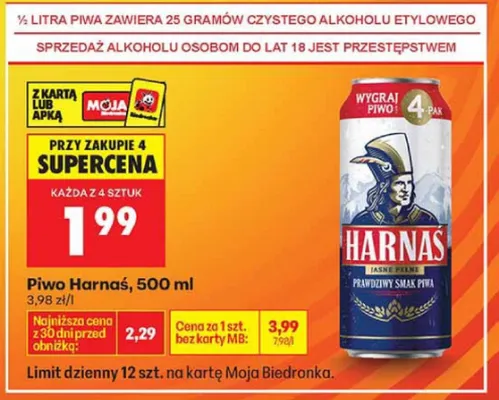 Piwo Browar funky fluid willie nelson pale ale promocja w Biedronka