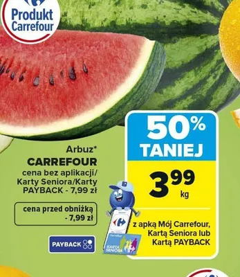 Arbuz Carrefour promocja w Carrefour
