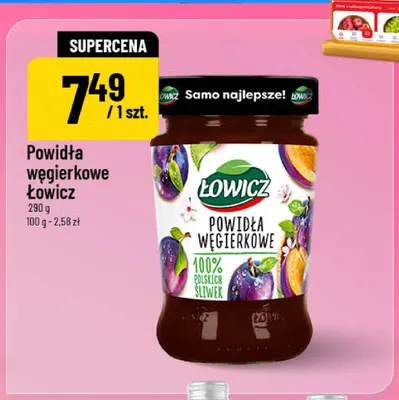 Powidła węgierkowe Łowicz promocja w POLOmarket