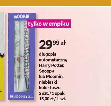 Długopis automatyczny Snoopy promocja w Empik