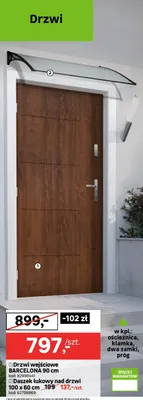Drzwi wejściowe Barcelona promocja w Leroy Merlin