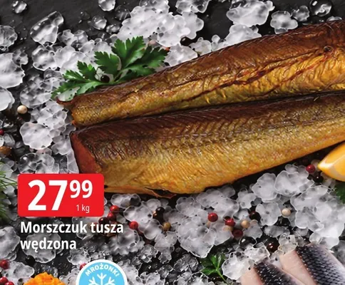 Morszczuk tusza wędzona promocja w Leclerc