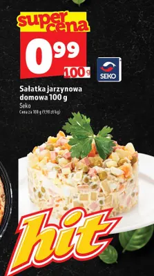 Sałatka jarzynowa domowa Seko promocja w TOPAZ