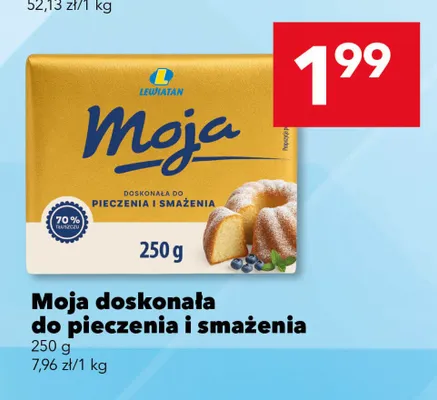 Margaryna Moja doskonała do pieczenia i smażenia Lewiatan promocja w LEWIATAN