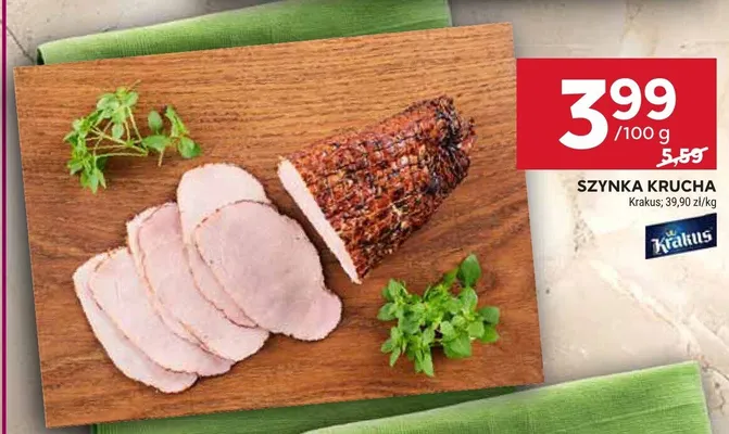 Szynka krucha Krakus promocja w Stokrotka