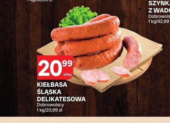 Kiełbasa śląska delikatesowa Dobrowolscy promocja w Chorten