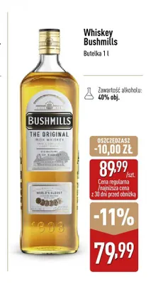 Whiskey Bushmills The Original promocja w Aldi