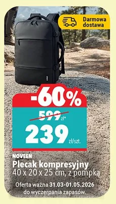 Plecak kompresyjny promocja w Biedronka