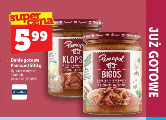 Klopsy w sosie pomidorowym Pamapol promocja w TOPAZ