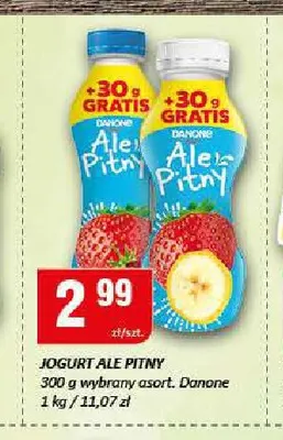 Jogurt pitny Danone Ale Pitny bananowy promocja w Chorten