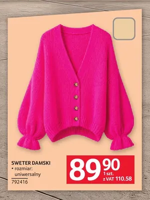 Sweter damski promocja w Selgros