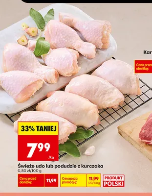 Świeże podudzie z kurczaka promocja w Biedronka