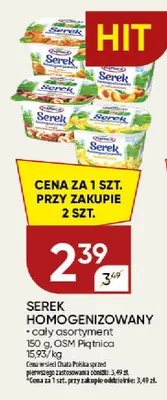 Serek homogenizowany Piątnica promocja w Chata Polska