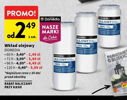 Wkład olejowy Domédia 120 h promocja w Intermarche