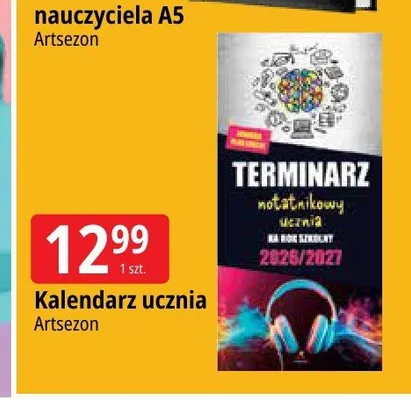 Kalendarz ucznia Artsezon promocja w Leclerc