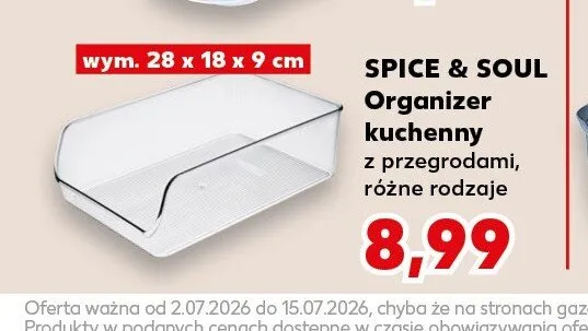 Organizer kuchenny Spice & Soul promocja w Kaufland