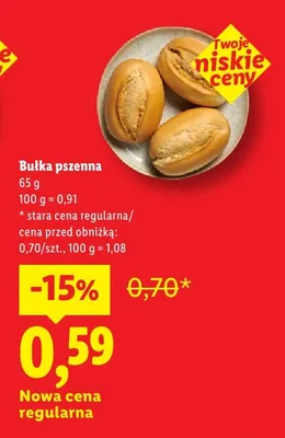Bułka pszenna promocja w Lidl