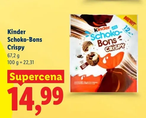 Schoko-Bons Crispy promocja w Lidl