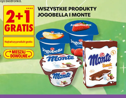 Jogurt pieczone jabłko Jogobella promocja w Biedronka