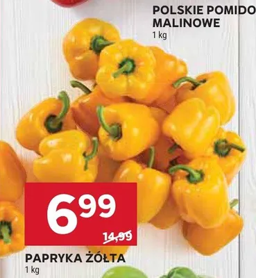 Papryka żółta promocja w Stokrotka