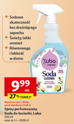Spray perfumowany soda do łazienki promocja w Auchan