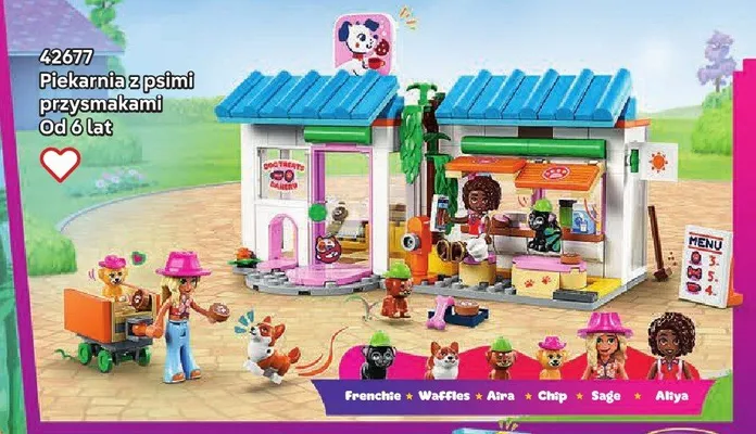 Klocki LEGO Friends 42677 Piekarnia z psimi przysmakami promocja w LEGO