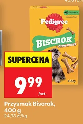 Przysmak Biscrok Pedigree Gravy Bones promocja w Biedronka